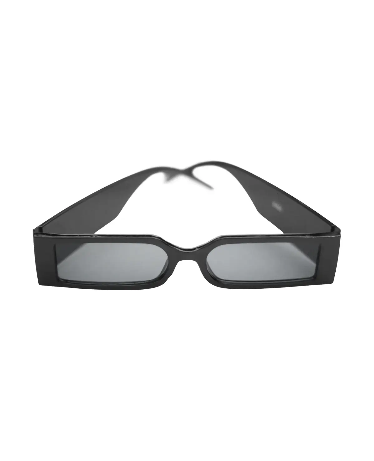 Noir | Ultra-Slim Rectangular Sunglasses - Image 7