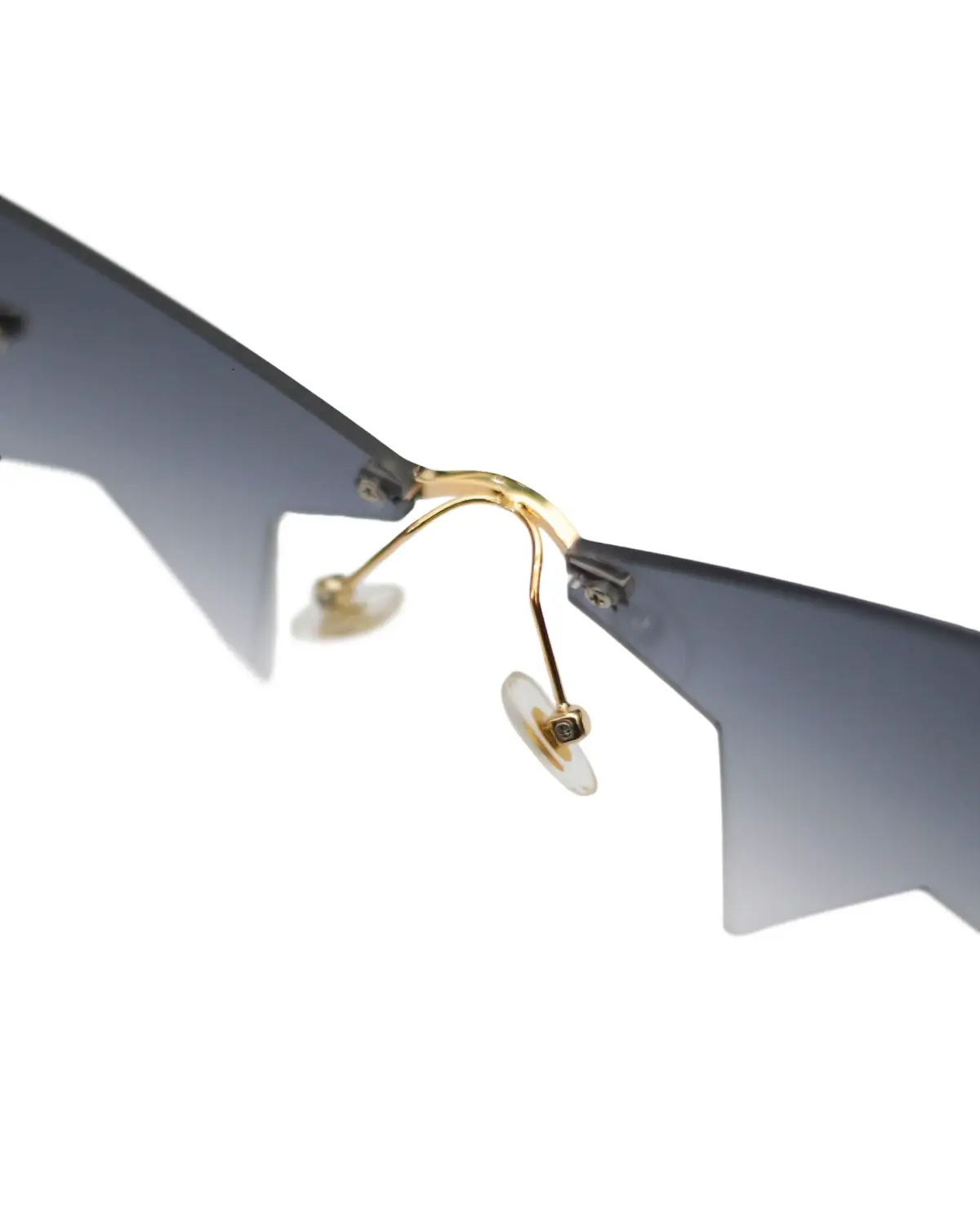 Cosmic Veil | Rimless Avant-Garde Starburst Sunglasses - Image 3
