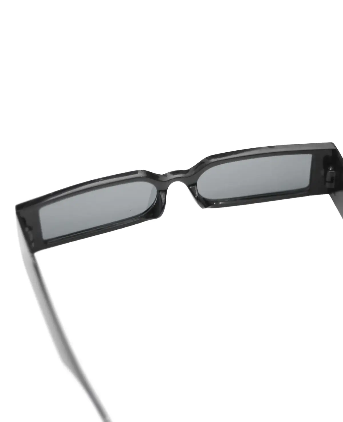 Noir | Ultra-Slim Rectangular Sunglasses - Image 3