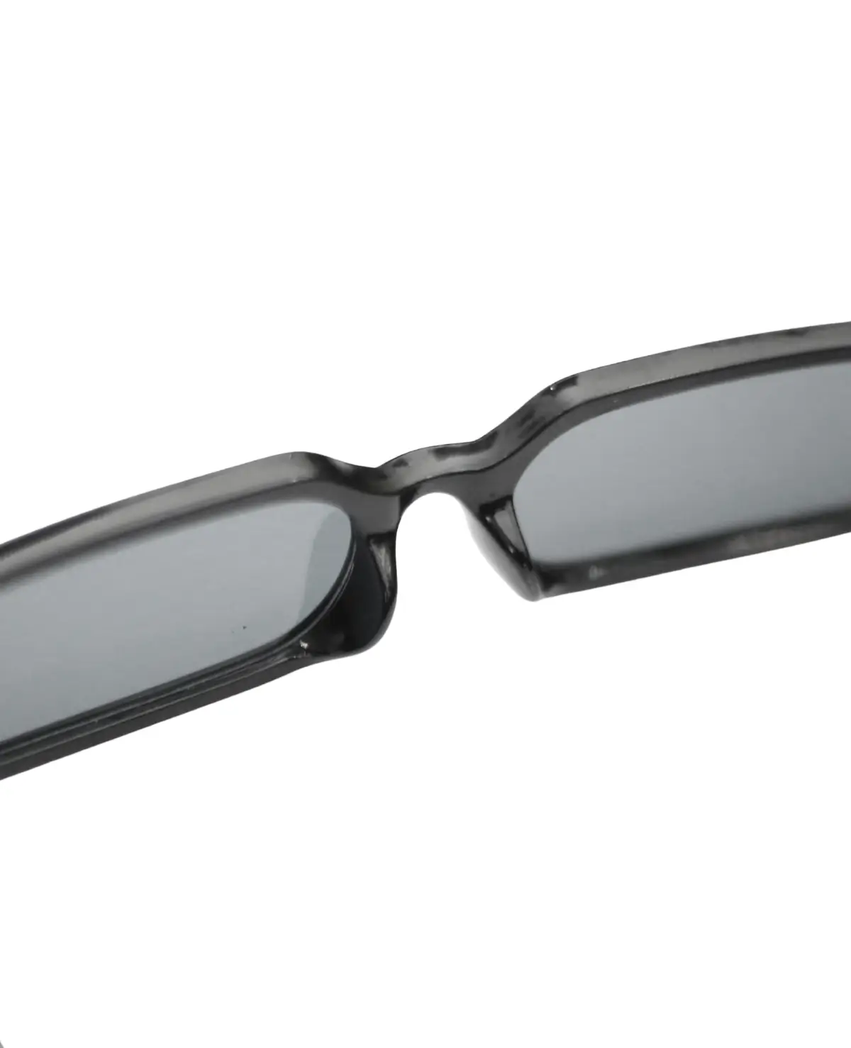 Noir | Ultra-Slim Rectangular Sunglasses - Image 4