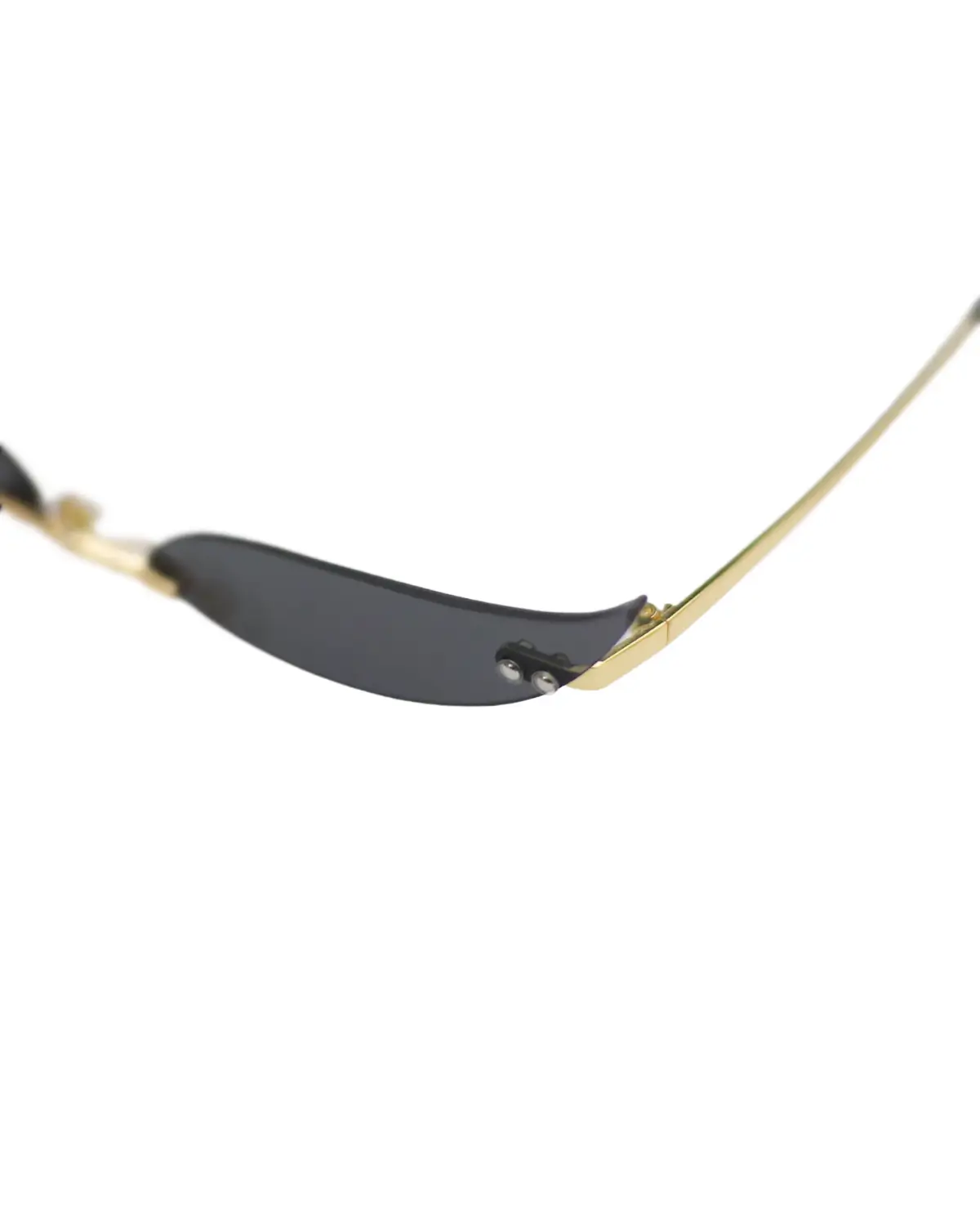 Ethereal Raven | Rimless Ultra-Slim Winged Sunglasses - Image 5