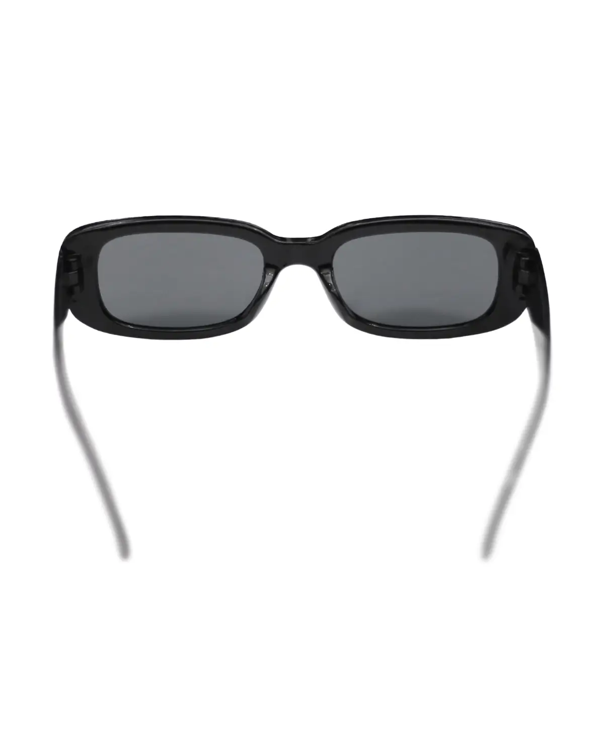 Athena | Slim Rectangular Black Sunglasses - Image 5