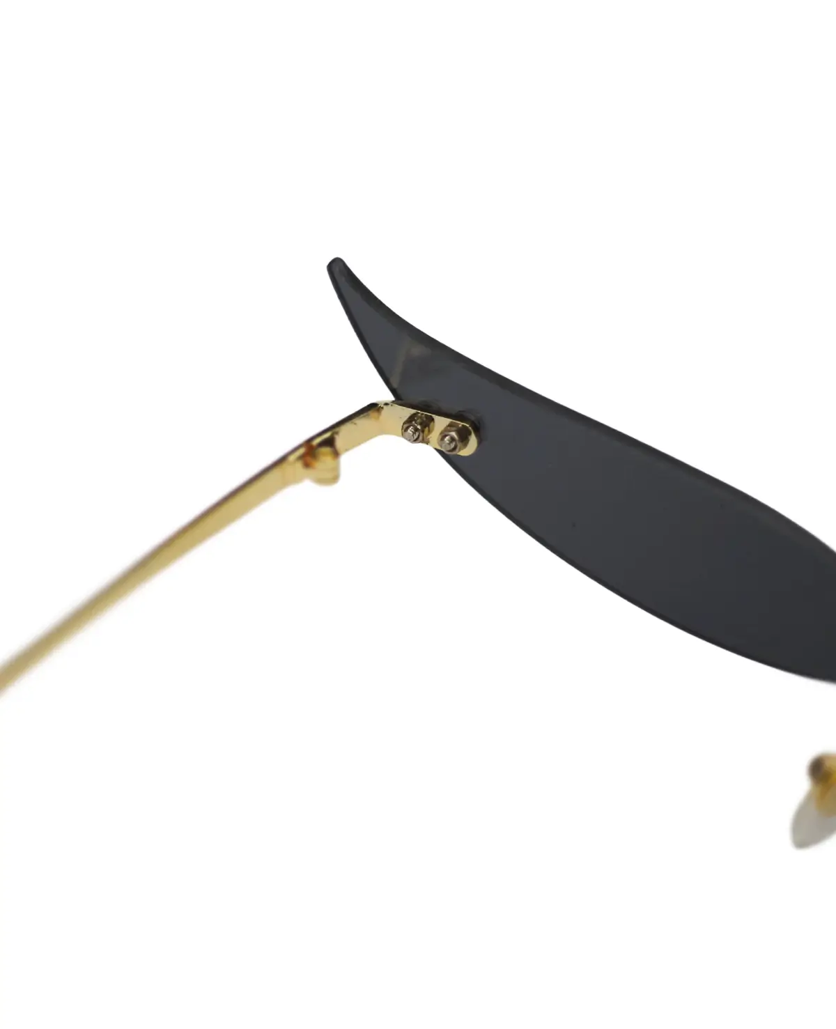 Ethereal Raven | Rimless Ultra-Slim Winged Sunglasses - Image 7