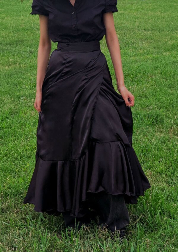 Raven Wrap Skirt