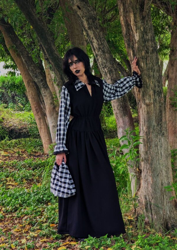 Kuro Plaid Shadow-Doll Set